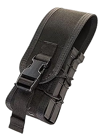 [849954016282] High Speed Gear 182RC0BK TACO X2R Mag Pouch Covered Black Nylon MOLLE Mount