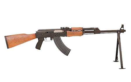 [669185296075] Zastava Arms Usa ZR72762W ZPAP M72 RPK 7.62x39mm 30+1 21" Black Finned Barrel Black, Black Steel Receiver, Fixed Walnut Stock, Detachable Bipod
