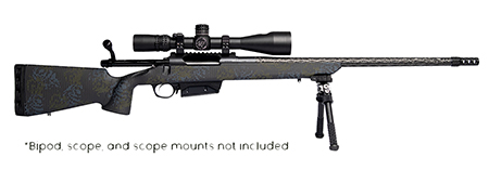 [850044680641] Horizon Firearms RF019C221816C20 Vandal Carbon II 22 Creedmoor 18" Black Fluted Barrel, Black Drilled  &  Tapped Receiver, Black Iota EKO X Carbon Fiber Stock