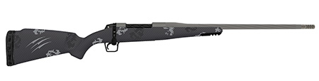 [853418403006] Fierce Firearms TWROG300PRC22GP Twisted Rogue Mini 300 PRC 22" Tungsten Cerakote Steel Threaded Barrel, Drilled  &  Tapped Steel Receiver, LR Negative Comb Phantom Camo Carbon Fiber Stock