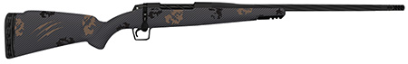 [853418403020] Fierce Firearms TWROG300PRC22BT Twisted Rogue 300 PRC 22" Armour Lube Black Steel Threaded Barrel, Drilled  &  Tapped Steel Receiver, LR Negative Comb Trophy Camo Carbon Fiber Stock