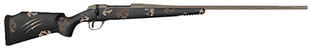 [853418404782] Fierce Firearms TWTROG7PRC22BS Twisted TI Rogue 7mm PRC 22" Black Cerakote Steel Threaded Barrel, Drilled  &  Tapped Titanium Receiver, LR Negative Comb Sonora Ambush Camo Carbon Fiber Stock