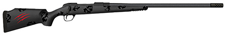 [853418102305] Fierce Firearms FCRG7MMBC20BBO Carbon Rage  7mm BC 3+1 20" Black Cerakote Carbon Fiber Barrel, Black Cerakote Drilled  &  Tapped Stainless Steel Receiver, Carbon Fiber Stock