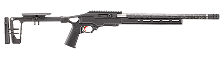 [736676312276] Ruger 31227 10/22 Competition 22 LR 10+1 16.10" Clear Satin Stainless Steel/w/Carbon Fiber Sleeve Threaded Barrel, Black Anodized Picatinny Rail Aluminum Receiver, Arca Swiss/M-LOK Compatible Forend,