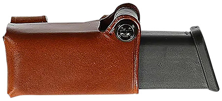 [601299188341] Galco HMC24 HMC Mag Carrier Horizontal Tan Steerhide Fits Glock 17 Gen 1-5 Ambidextrous