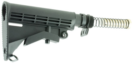 [815879018090] Aim Sports ARSTKCC Mil-Spec  Black Synthetic 6 Position Collapsible M4 for AR-Platform