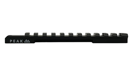 [747115451968] Weatherby J010002 Picatinny Rail Peak 44 Black Aluminum Weatherby Mark V Picatinny Rail/Weaver Mount Standard 6-Lug Action