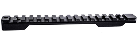 [747115445493] Weatherby P00252706 Picatinny Rail  Black Hardcoat Anodized Alloy Weatherby Mark V Standard 6-Lug Action