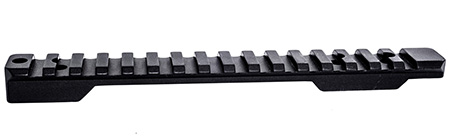 [747115445516] Weatherby PS0252150 Picatinny Rail Peak 44 Black Weatherby Mark V Picatinny Rail/Weaver Mount Short Action