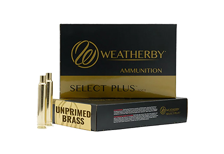 [747115431588] Weatherby BRASS300CT50 Select Plus Unprimed Cases 300 Wthby Mag Rifle Brass 50/Box