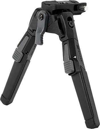 [723905908645] Savage Arms 56311GRY Sling Swivel Bipod  7.20"-10" High, Gray Polymer