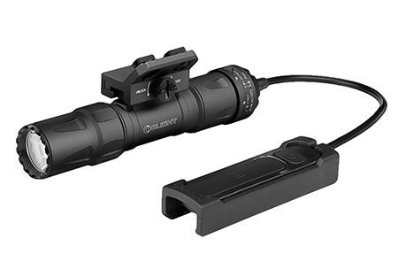 [6975498003694] Olightstore Usa Inc ODINSMMTBK Odin S M-Lok Rail Mount Matte Black 300/1500 Lumens 250 Meters Beam