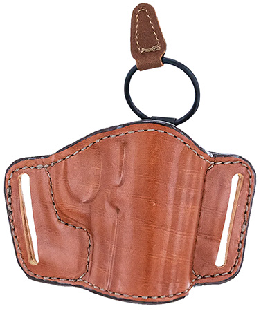 [013527192561] Bianchi 19256 105 Minimalist  OWB Size 14 Tan Leather Belt Slide Compatible w/Sig P365/Glock 42/Bersa Thunder/S&W 1911 Belt Up to 1.75" Wide Right Hand