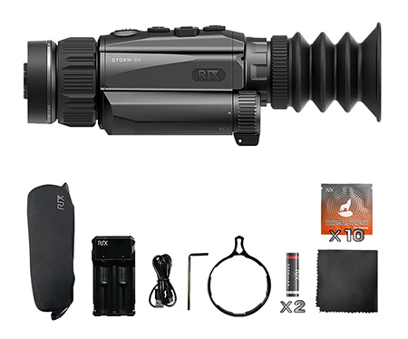 [850042107324] Rix Optics  (visir Inc) RIXSTORMS6 Storm S6 Thermal Black 3.5x35mm, Multi Reticle, 2x Zoom, 640x480, 12 Microns, 50 Hz Resolution