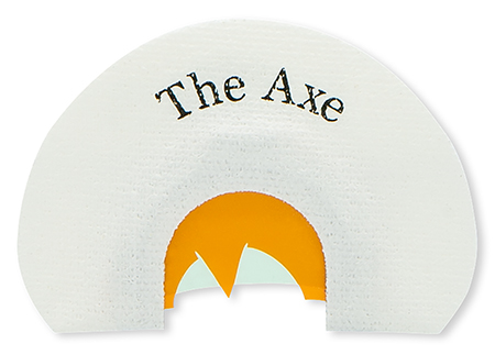 [810123071814] Rolling Thunder Game Call TC009-AXE The Axe Diaphragm Call 2 Reed Bat Wing Cut Attracts Turkey Species