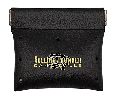 [810123072156] Rolling Thunder Game Call TC503-BLK Mouth Call Pouch  Black