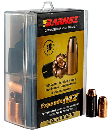 [716876451319] Barnes Bullets 30569 Expander MZ Muzzleloader 50 ExpanderMZ Hollow Point 300gr 15rd/Box