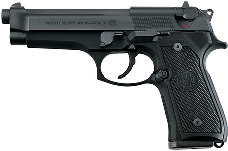 [082442893655] Beretta USA J92F300CA 92FS *CA Compliant Full Size Frame 9mm Luger 10+1 4.90" Black Steel Barrel, Black Bruniton Serrated Steel Slide, Black Bruniton Aluminum Frame w/Beavertail, Ambidextrous, US Made