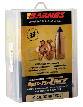 [716876451722] Barnes Bullets 30589 Spit-Fire TMZ Muzzleloader 50 Spit-Fire TMZ 250gr 15rd/Box