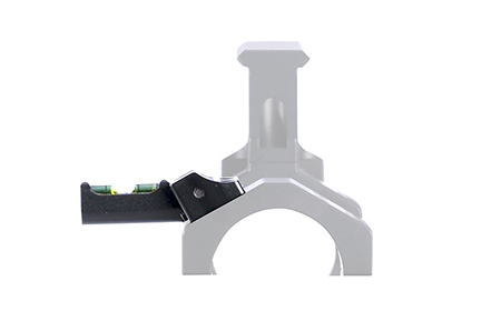 [811452021471] Seekins Precision 0010650164-F X-Cap Adjustable Bubble Level Black Anodized Aluminum Compatible w/ 8X/4X Caps