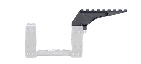 [811452021488] Seekins Precision 0010650166-F X-Cap 45 Degree Side Pic Rail Aluminum Black
