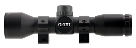 [611613002475] Crickett KSA054 Quick Focus  Black 4x32mm 1" Tube Mil-Dot Reticle