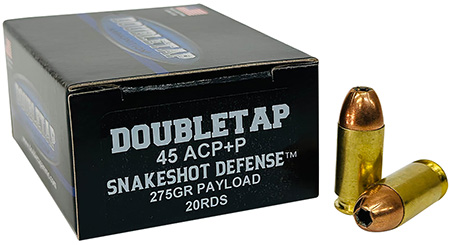 [659465160387] DoubleTap Ammunition 45ASS20 Snake Shot  45ACP 20 Per Box/50 Case