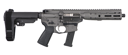 [850058027364] LWRC ICP9TG8SBA3 IC-9  9mm Luger 8.50" 33+1 Black Nitride Threaded Barrel, Tungsten Anodized Aluminum Picatinny Rail Receiver, SB Tactical SBA3 Brace, LWRC Ultra Combat Grip, Ambidextrous
