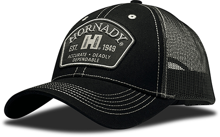 [784802327908] Hornady Gear 32790   Black Trucker Hornady Patch