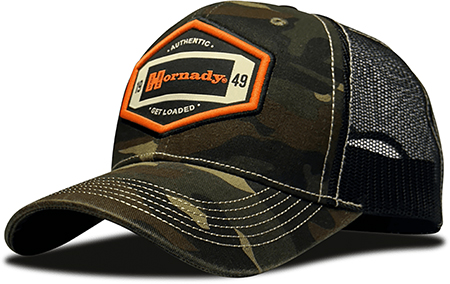[784802328301] Hornady Gear 32830   Camo Trucker Hornady Patch