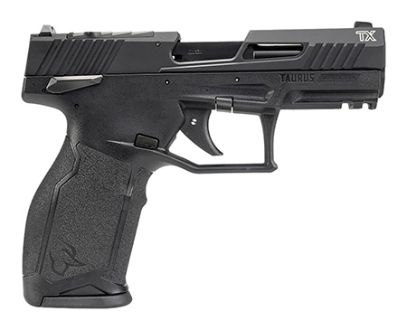 [725327942863] Taurus 1-2TX22P341-15 TX22 T.O.R.O. 22 LR 15+1 4.10" Matte Black Steel Barrel, Black Hard Coat Anodized Optic Ready/Serrated Slide, Black Polymer Frame w/Picatinny Rail, Textured Grip