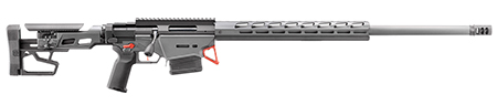 [736676181094] Ruger 18109 Precision Custom 6mm GT 10+1 26" Stainless Threaded Barrel, Stealth Gray Cerakote Picatinny Rail Aluminum Receiver, Adjustable Folding Stock, Black Magpul K2+ Grip