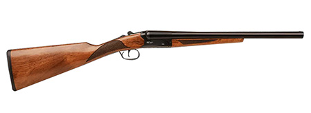 [643477864333] Gforce Arms GF12SXS20 Pancho  12 Gauge Break Open 2rd 20" Side By Side Barrel, Fixed Walnut Stock