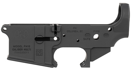 [845737012090] FN 20100466 FN-15 Stripped Lower Type 3 Hard Anodized