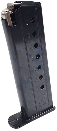 [642230254459] HK 221917S   8rd 9mm Fits H & K P7PSP Black Steel