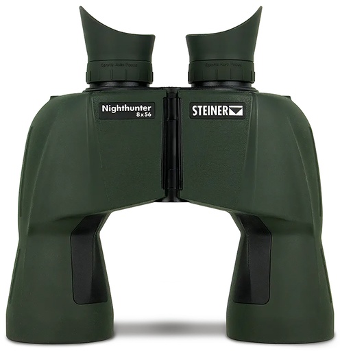 [840229102563] Steiner 2070 Nighthunter  8x56mm BaK-4 Porro Prism, Auto Focus, Matte Green Makrolon w/Rubber Armor