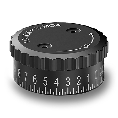 [000381264022] Burris 626402 Knob Synergy Advanced Exposed Black Aluminum Compatible w/ Fullfield Rifle Scope
