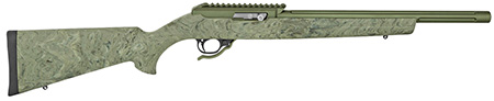 [879971002463] Tactical Solutions ATE2MODBHGGRN X-Ring VR Gen2 22 LR Matte OD Green Barrel  &  Receiver, Hogue OverMolded Ghillie Green Synthetic Stock