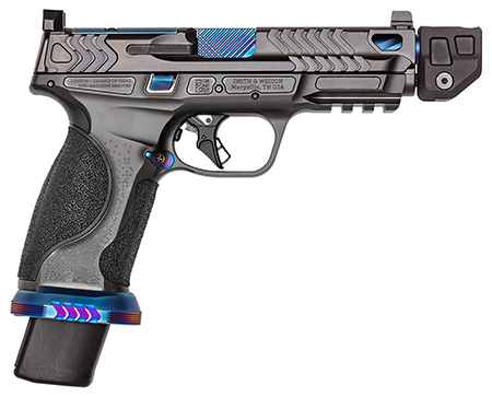 [022188900729] S&W M & P9 PC     14284 9M      4.875 23+1  BLUE/BLK