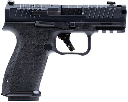[787450948747] Canik HG8329N Mete MC9 Prime 9mm Luger 10+1 3.64" Black Nitride Compensated Barrel, Black Nitride Integrated Compensator/Optic Ready/Serrated Steel Slide, Black Polymer Frame w/Picatinny Rail