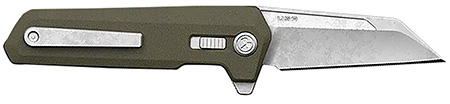 [840815149231] Magpul MAG1081ODG Breslau  Wharncliffe Plain Stonewashed MIM Steel Blade, OD Green Polymer Handle
