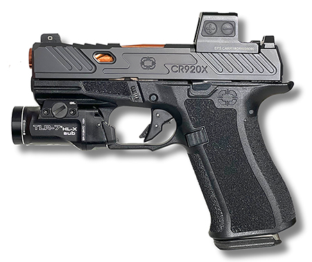 [810120316376] SHADOW SS-5011-SM251 CR920X 9MM ELT OR W/STL B/BRZ