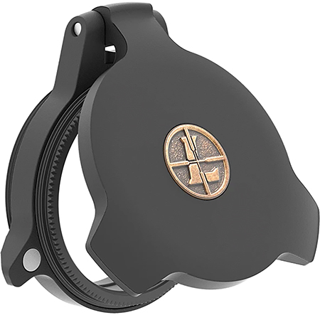 [030317587550] Leupold 58755 Alumina Scope Cover Matte Black Aluminum 28mm Objective Screw On Mount Flip Open