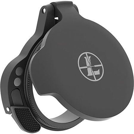[030317590604] Leupold 59060 Alumina Scope Cover Matte Black Aluminum Screw On Mount Flip Open