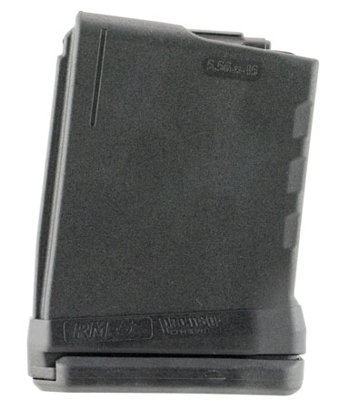 [708279013614] ProMag RM5 Standard  5rd Detachable w/Roller Follower 5.56x45mm Fits AR-15 Black DuPont Zytel Polymer