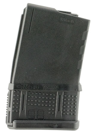 [708279013638] ProMag RM15 Standard  15rd Detachable w/Roller Follower 5.56x45mm Fits AR-15 Black DuPont Zytel Polymer