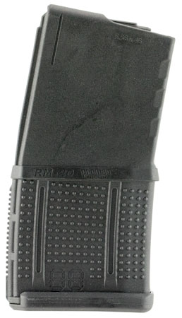 [708279013645] ProMag RM20 Standard  20rd Detachable w/Roller Follower 5.56x45mm Fits AR-15 Black DuPont Zytel Polymer