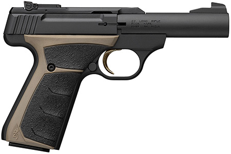 [023614867203] Browning 051603490 Buck Mark Micro Bull 22 LR 10+1 4" Matte Blued  Bull Barrel, Matte Black Serrated Slide, Matte Black Aluminum Frame, UFX Overmolded Grip