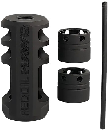 [023614780311] Browning 001293099 Xeno Recoil Hawg Black Matte Stainless Steel 1/2"x28 Threads 2.20" OAL