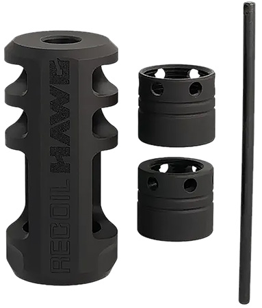 [023614780250] Browning 001293093 Xeno Recoil Hawg Black Matte Stainless Steel M13x0.75 Threads 2.20" OAL